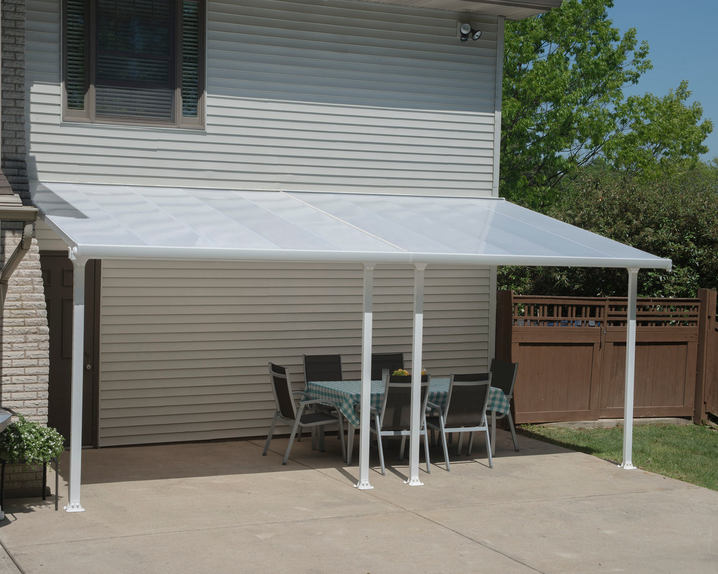 Canopia by Palram Feria 10' x 20' White Patio Cover