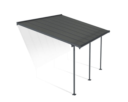 Canopia by Palram Sierra 10' x 14' Grey Patio Cover