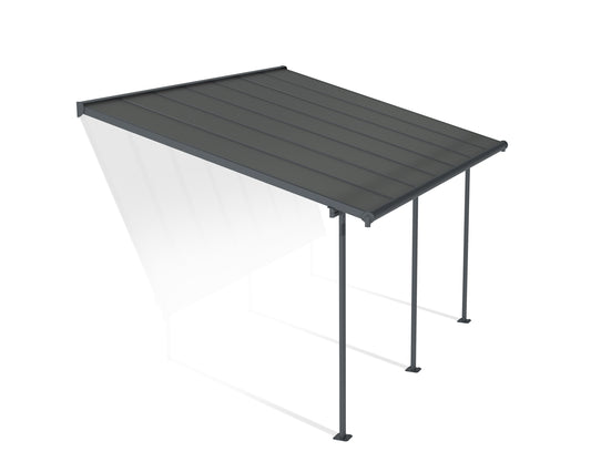 Canopia by Palram Sierra 10' x 14' Grey Patio Cover