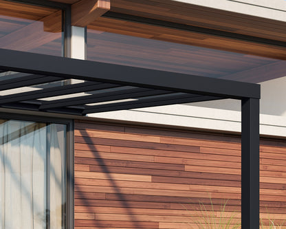 Canopia by Palram Stockholm 11' x 17' Grey/Clear Patio Cover