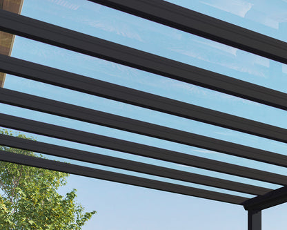 Canopia by Palram Stockholm 11' x 17' Grey/Clear Patio Cover
