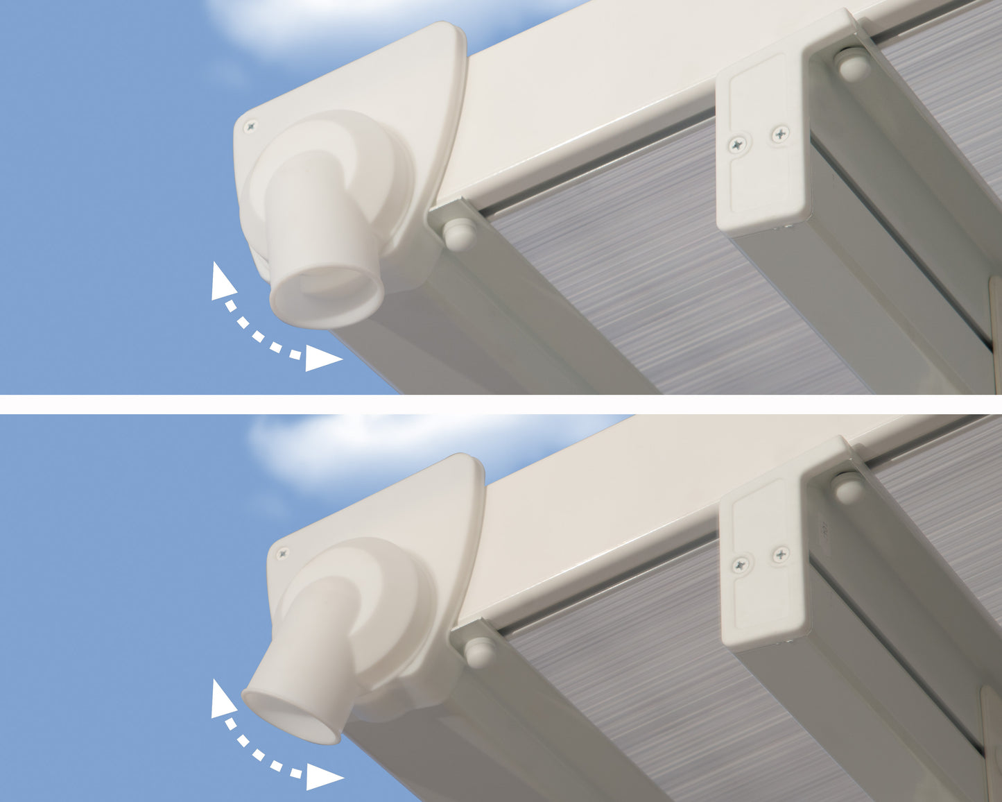 Canopia by Palram Feria 10' x 20' White Patio Cover