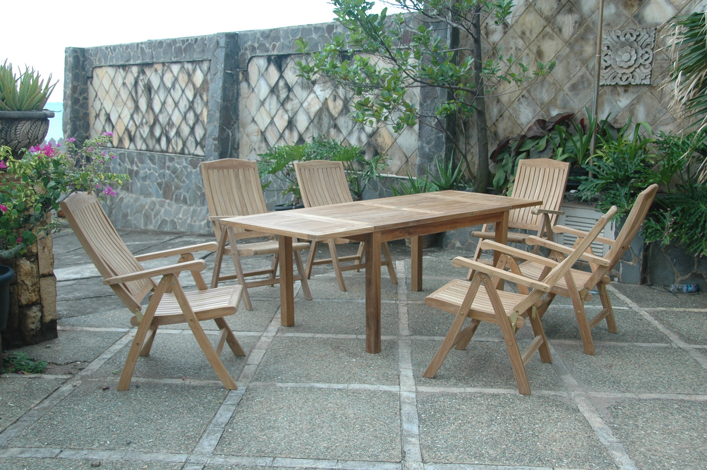 Anderson Teak Bahama Katana 7-Piece Dining Set
