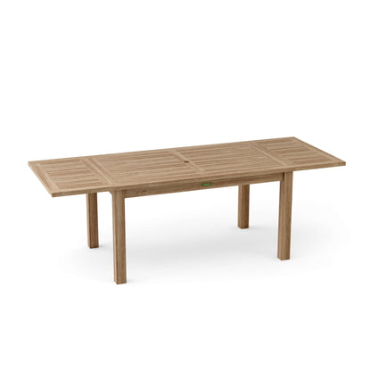 Anderson Teak Bahama 95" Rectangular Table w/ Double Leaf Extensions