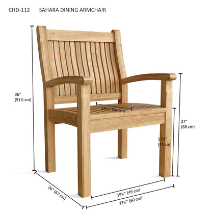 Anderson Teak Sahara Dining Armchair
