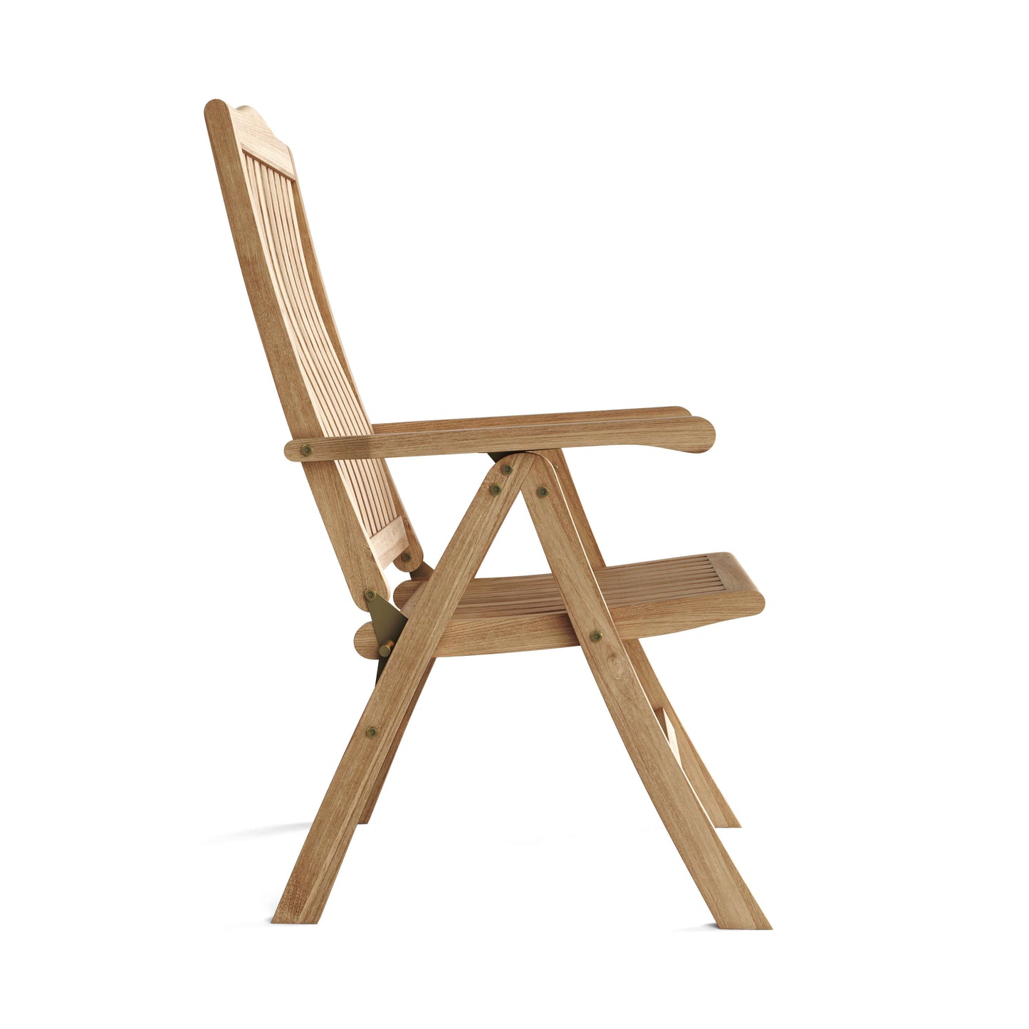 Anderson Teak Katana 5-Position Reclining Folding Armchair with Cast Slate Cushion