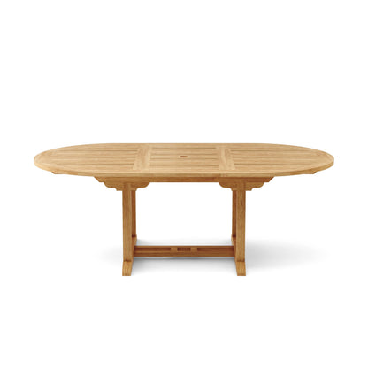 Anderson Teak Bahama Sahara 7-Piece 87" Oval Dining Set