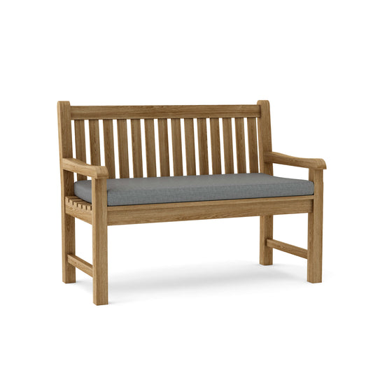 Anderson Teak Classic 2 Seater Bench with Cast Slate Cushion