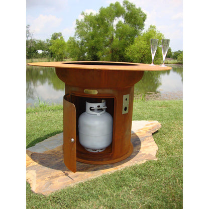 Fire Pit Art Saturn Propane Electronic Ignition Fire Pit